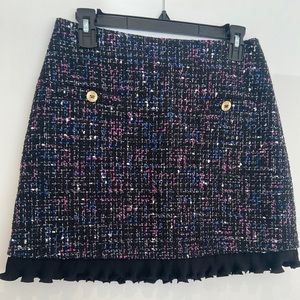Sandro Short Tweed Skirt